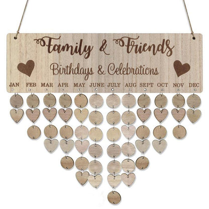 Skanto | Wooden Calendar Board
