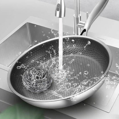 Skanto | Non-stick Stainless Steel Honeycomb Frying Pan