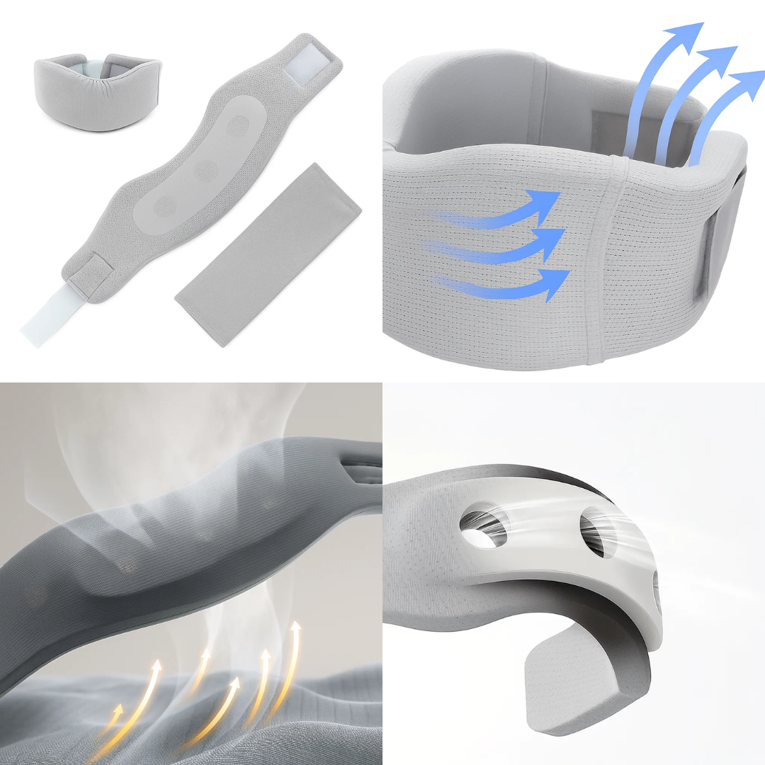 Pain Relief & Posture Support – Soft Foam Breathable Padding – Adults with Neck Pain Relief Bowlift