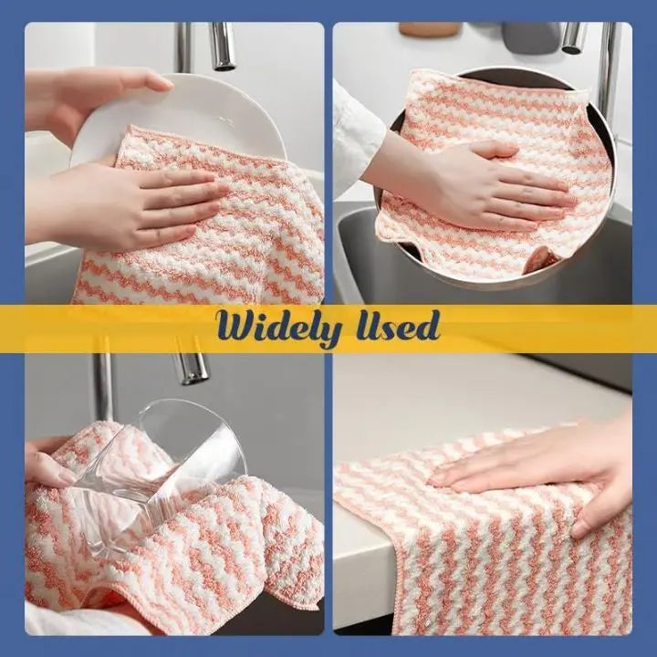 3+2 | Microfiber Cleaning Cloth – Super absorbent & reusable