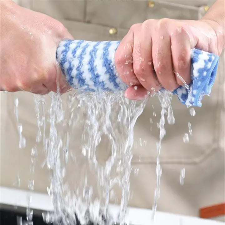 3+2 | Microfiber Cleaning Cloth – Super absorbent & reusable