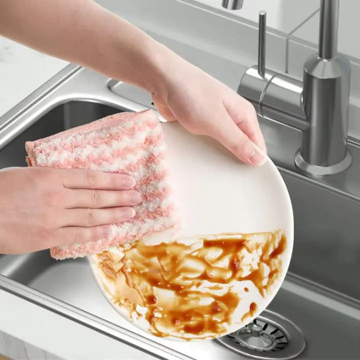 3+2 | Microfiber Cleaning Cloth – Super absorbent & reusable