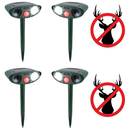 BowLift | Solar Powered Ultrasonic Deer Repeller, Pack Of 4