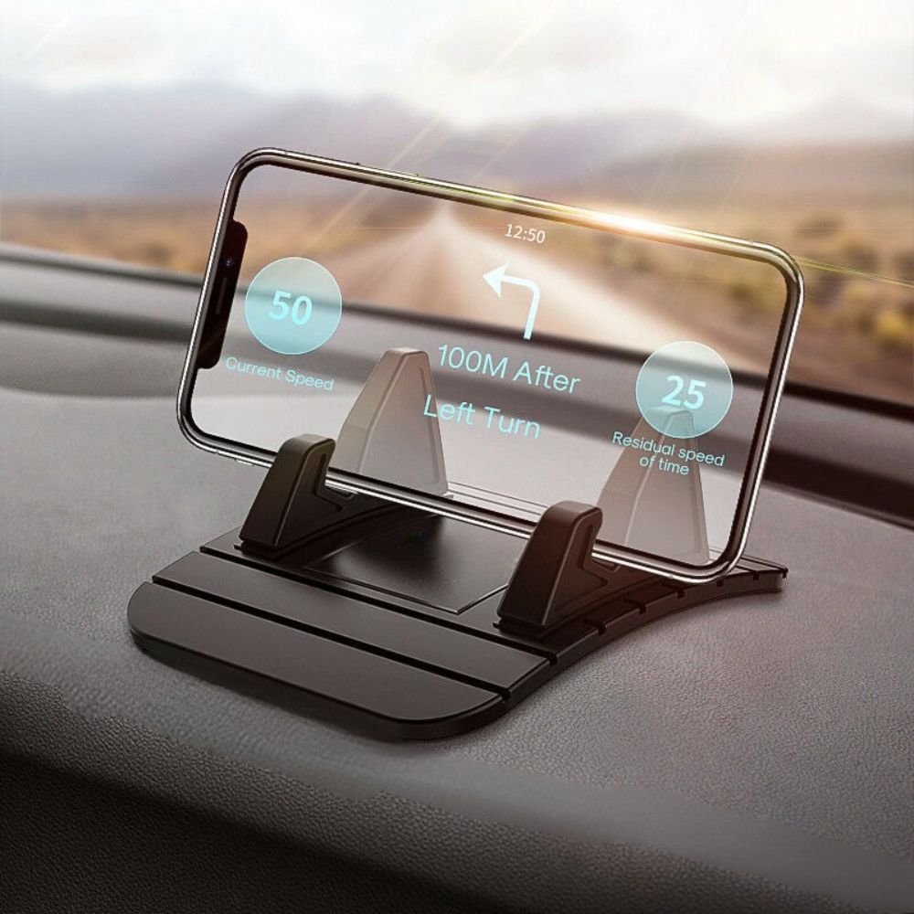 Non-slip phone holder for the car