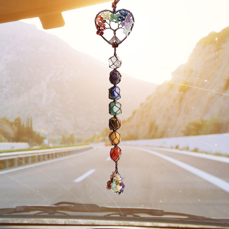 Skanto | 7 Chakra Healing Crystal Tree of Life Decoration