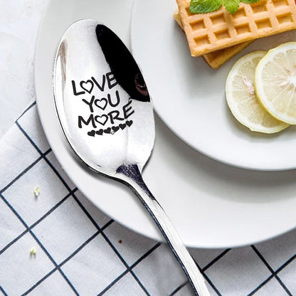 BowLift | Love You More' Engraved Spoon