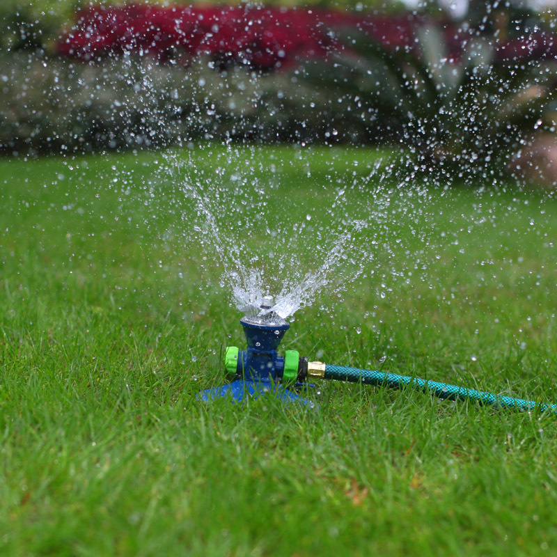 BowLift | 360-Degree Automatic Rotating Metal Lawn Sprinkler – Effective Garden Watering Spray Head