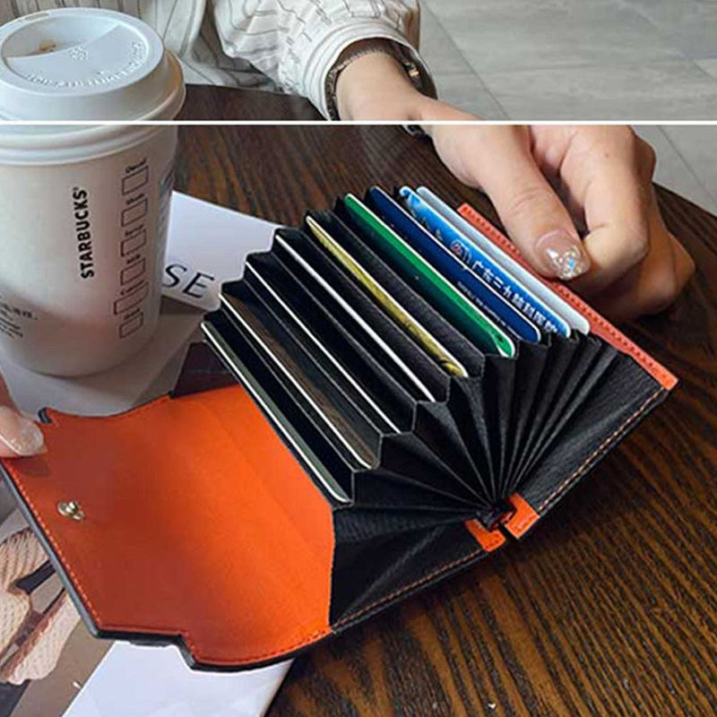 BowLift | Minimalist PU Leather Zipper Card Holder