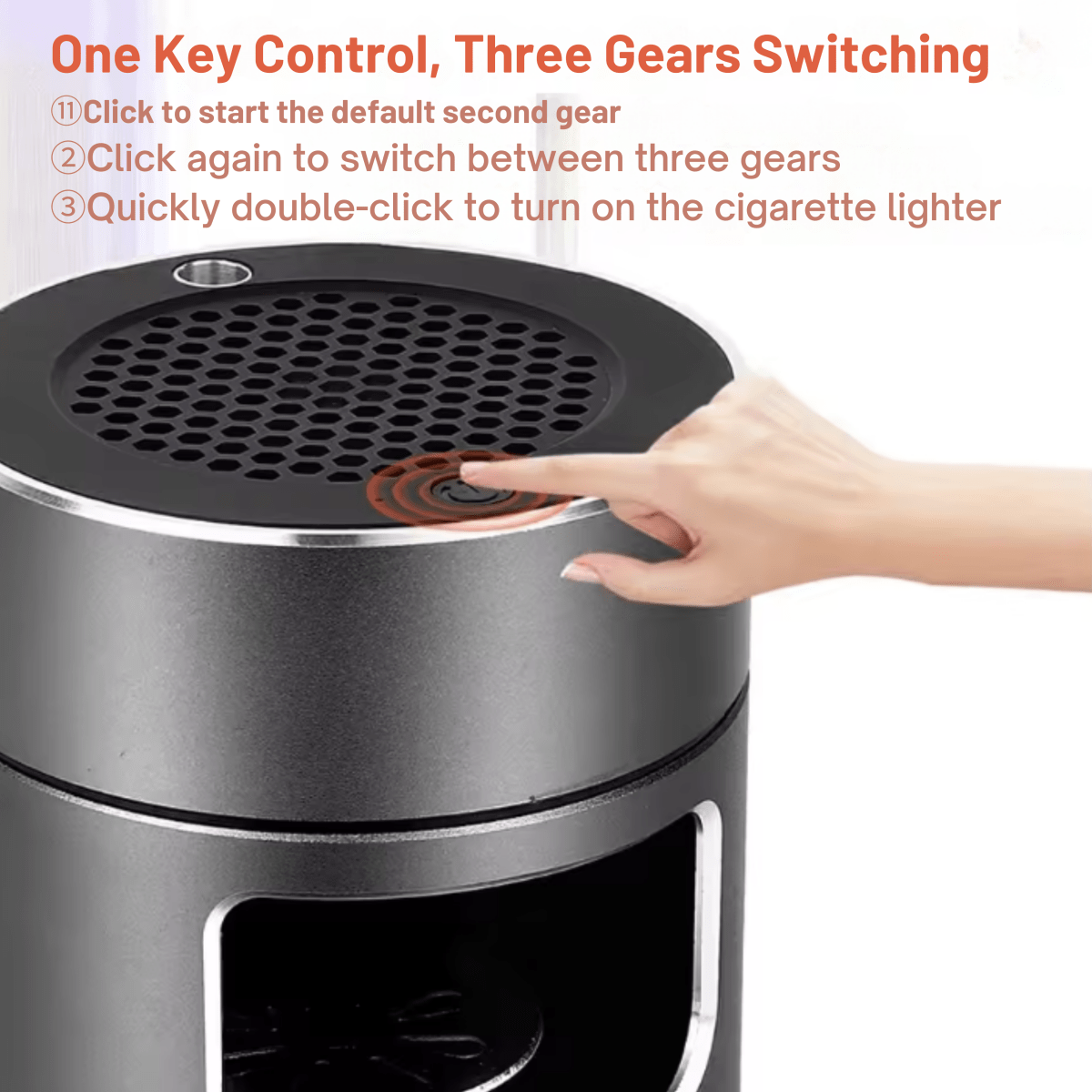 BowLift | Portable Smokeless Ashtray with HEPA Filter & USB Battery
