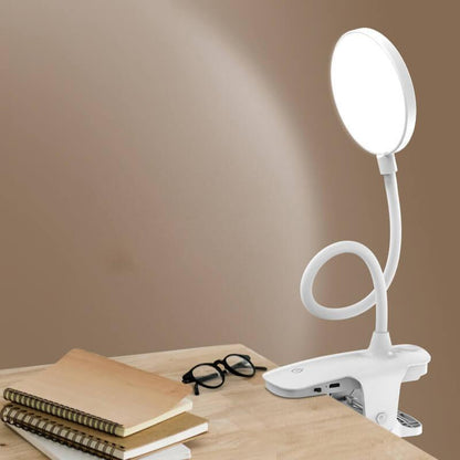 Skanto | Simple LED Clip Desk Lamp Rechargeable Eye Protection Night Light