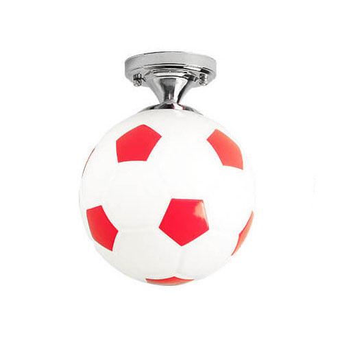 Skanto | SportLume Creative Ceiling Light | Basketball & Soccer Design | Semi-Flush Mount | Glass Lamp