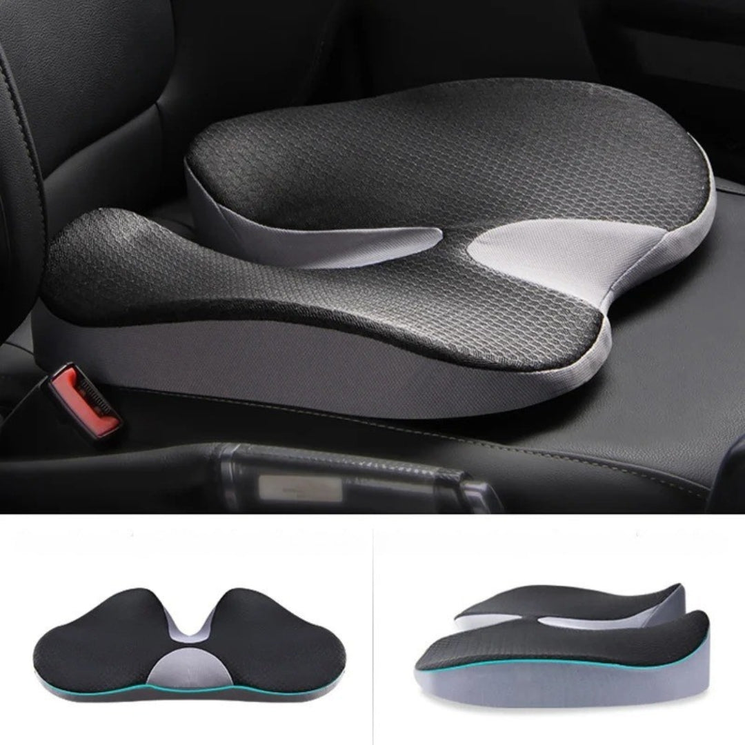 Skanto | Orthopedic Car Seat Cushion – Comfortable Seat Pad with Anti-Slip Bottom for Better Support