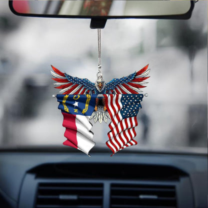 Skanto | Eagle Flag Hanging Ornament for Car