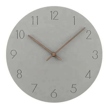BowLift | Large Wooden Wall Clock – Minimalist Design with Silent Movement