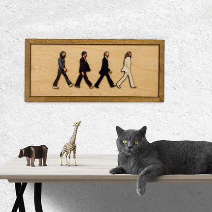 Skanto | The Beatles Framed Abbey Road Portrait