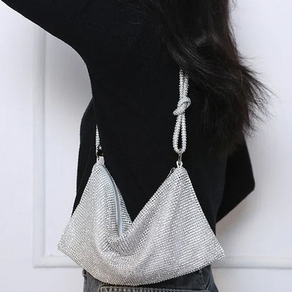 Skanto | Luxury Design Shiny Rhinestones Handbag