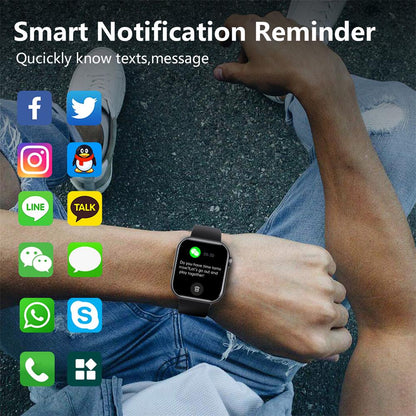 Skanto | Blood Glucose Blood Pressure Blood Oxygen Sleep Monitor Waterproof Smartwatch