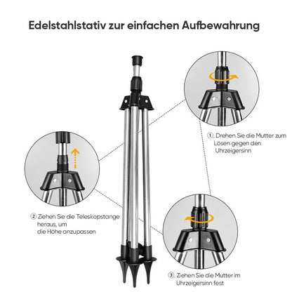 Automatic Rotating Tripod Sprinkler | Skanto