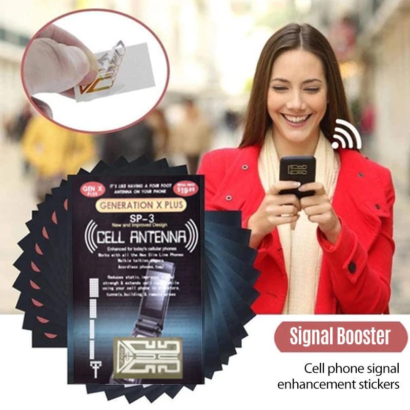 Signal booster for mobile phones