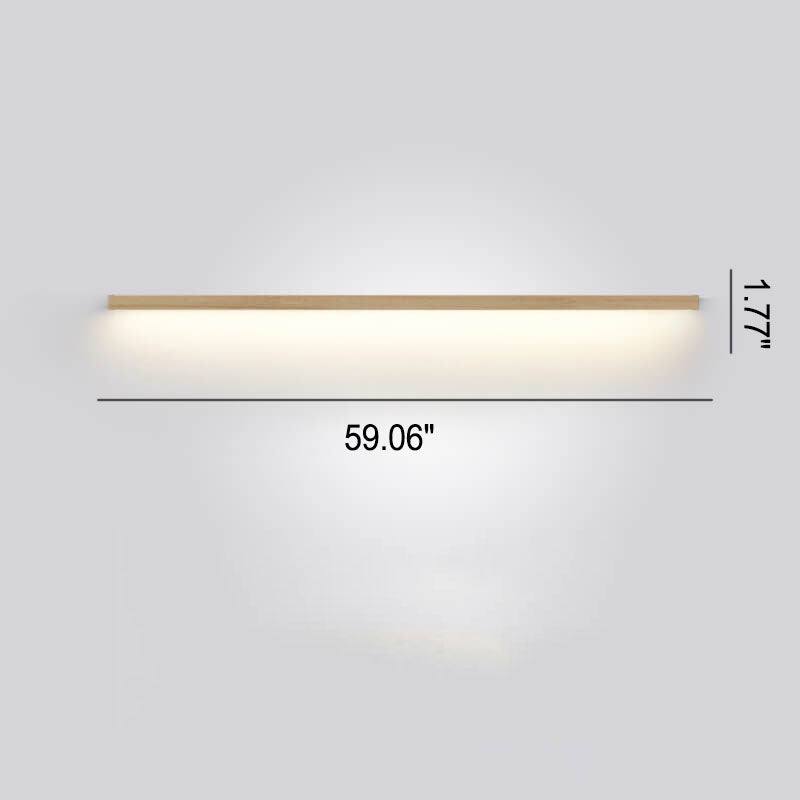 ZenBeam Japanese LED Wall Light | Solid Wood Design | Modern Accent Light