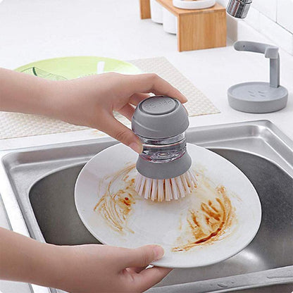 Press-type Dish Brush | Skanto