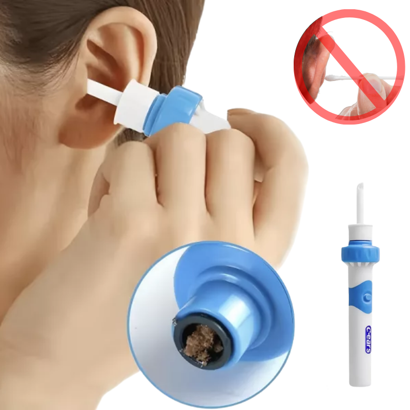 Skanto | Electric Earwax Suction Tool | Ergonomic, Silicone Tip & Compact Design for Safe Ear Hygiene at Home or Travel