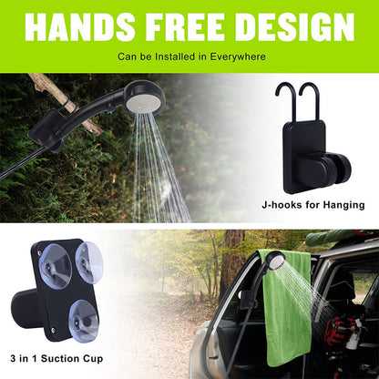 Brehn | Portable rechargeable outdoor camping shower pump