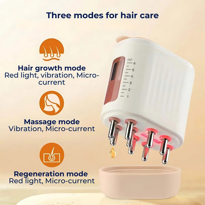 HairVibe Electric Scalp Massager | Improved Blood Circulation – Stress Relief to Promote Hair Growth and Scalp Health Bowlift