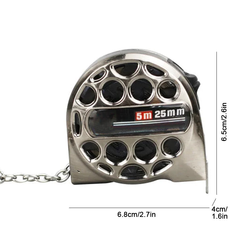 Skanto | Stainless Steel Anti-Corrosion Retractable Metric Ruler
