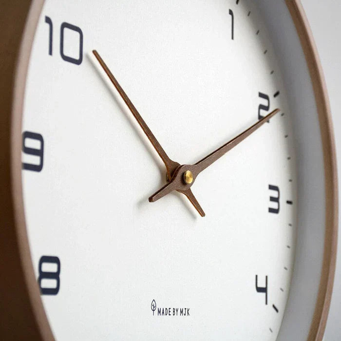 NordicTimber - Solid Wood Wall Clock for Your Interior Skanto