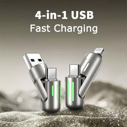 BowLift | 4 in 1 USB Charging Cable MAX 240W Fast Charging
