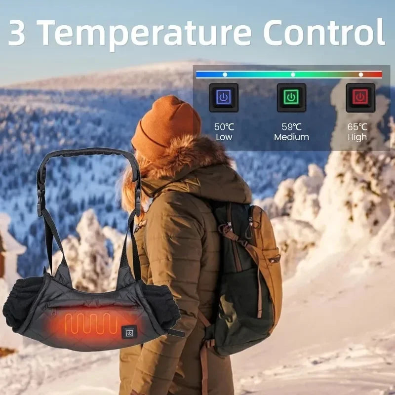 Skanto | Portable Heated Hand Warmer Muff with Adjustable Temperature