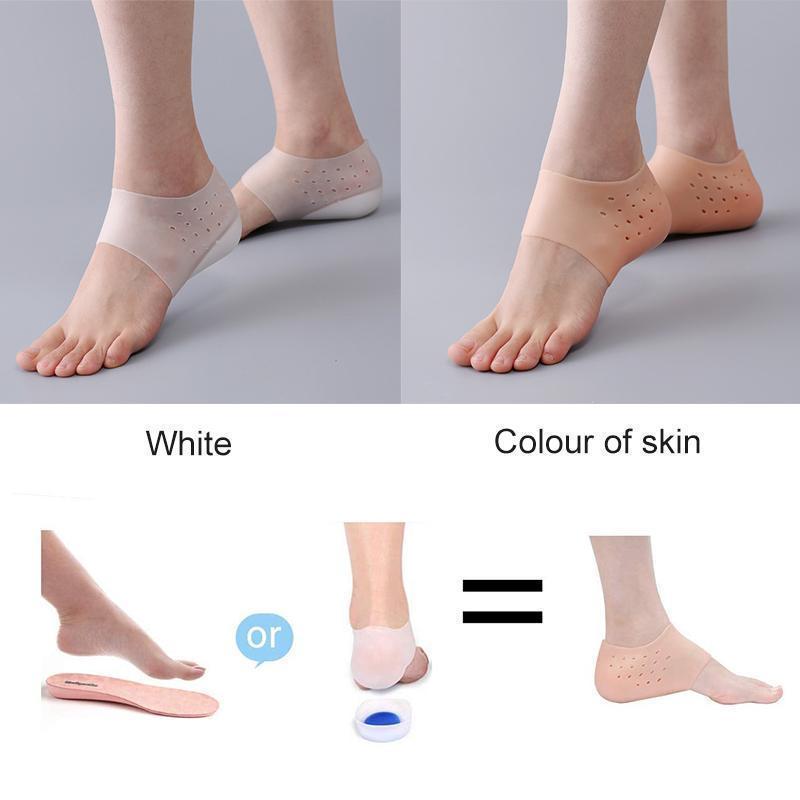 Invisible height-increasing insoles
