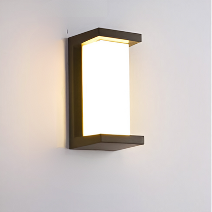 Waterproof outdoor LED wall lamp with motion sensor