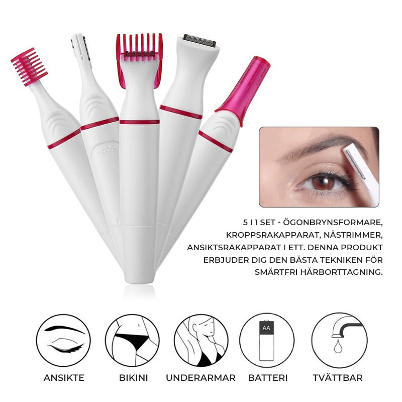 Skanto | 5-in-1 Rechargeable Epilator
