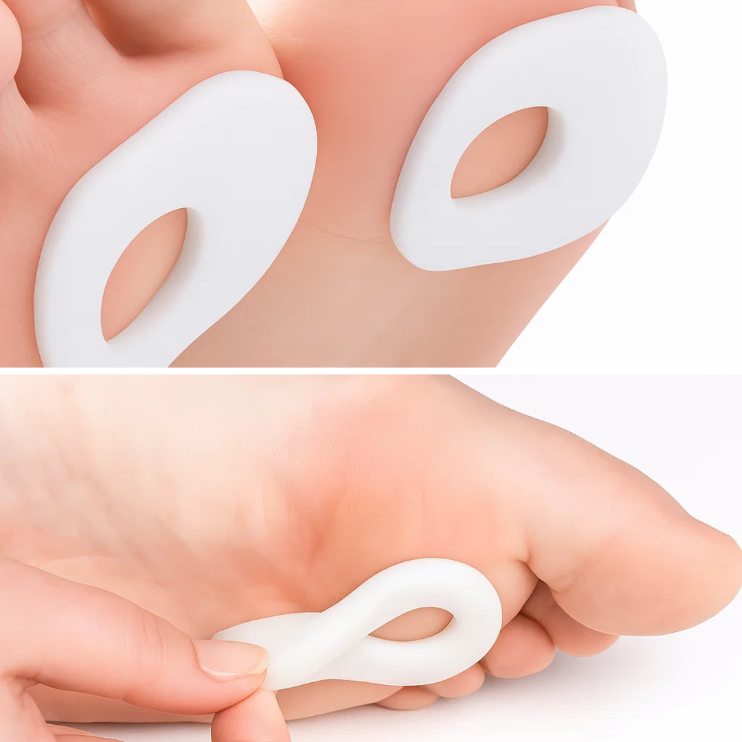 Pressure-Relief Gel Barrier – Soft Felt Adhesive Design – Shoe-Rubbing & Walking Relief for Men & Women Bowlift
