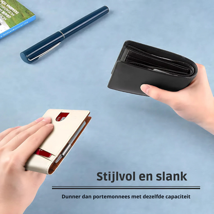 Skanto | SafeSlim RFID Leather Men's Wallet – Compact, Thin & Secure