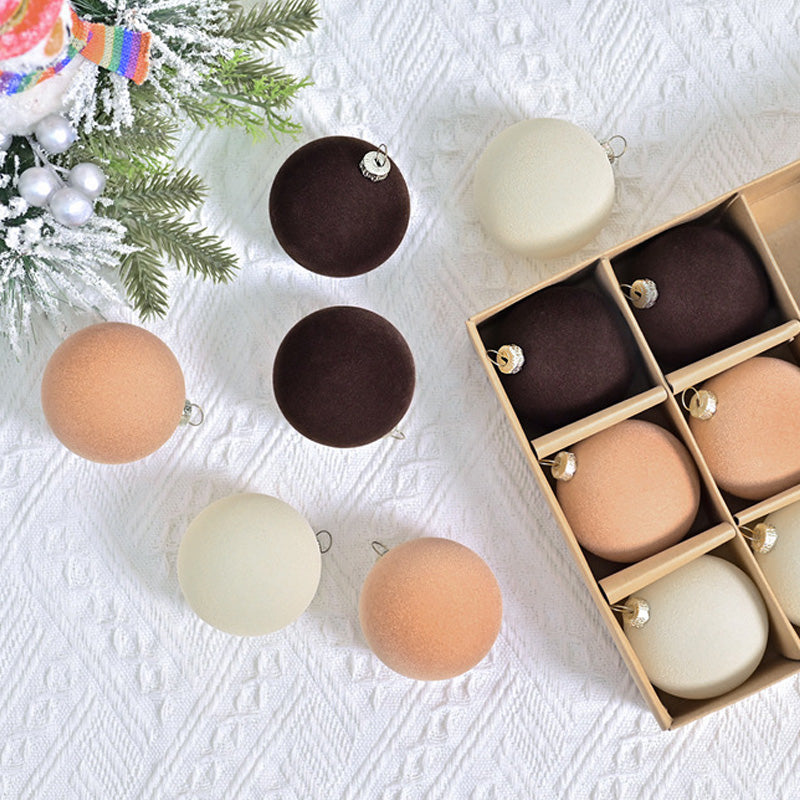 Brehn | Velvet Christmas ornaments. 12 pieces