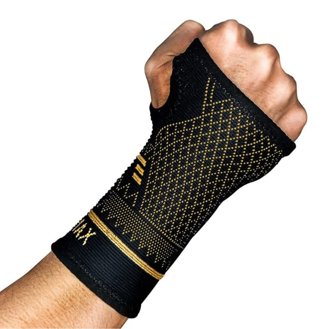 FlexiSupport Wrist Brace | Daily Support and Pain Relief - Breathable, Ideal for Injuries, Chronic Pain - Post-Surgery Recovery Bowlift