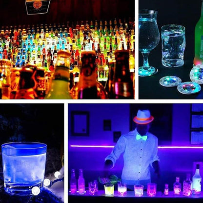 Skanto | LED Luminous Bottle Stickers and Coasters