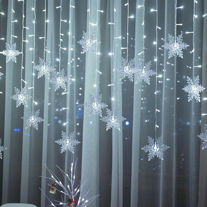 Skanto | Snowflake LED Curtain String Lights