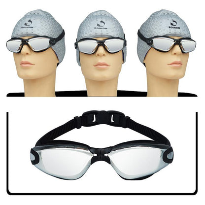 Karnz | Leak-free anti-fog UV protection triathlon swimming goggles