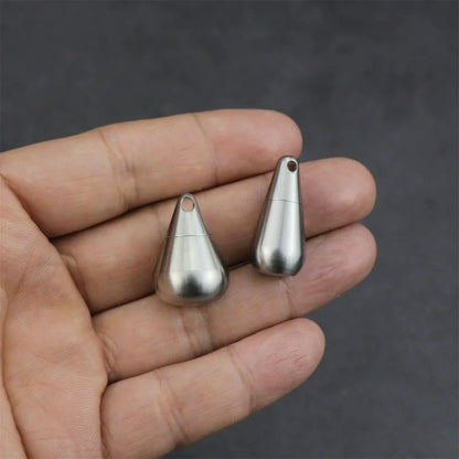 BowLift | Titanium Droplet Mini Pill Box - Waterproof Travel Case