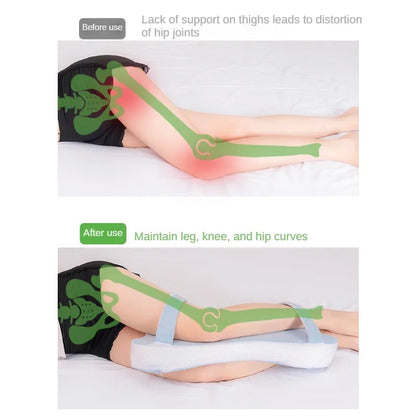 BowLift | Leg Memory Foam Pillow - Multi-Position Comfort Leg Pillow For Sleep, Support & Relief