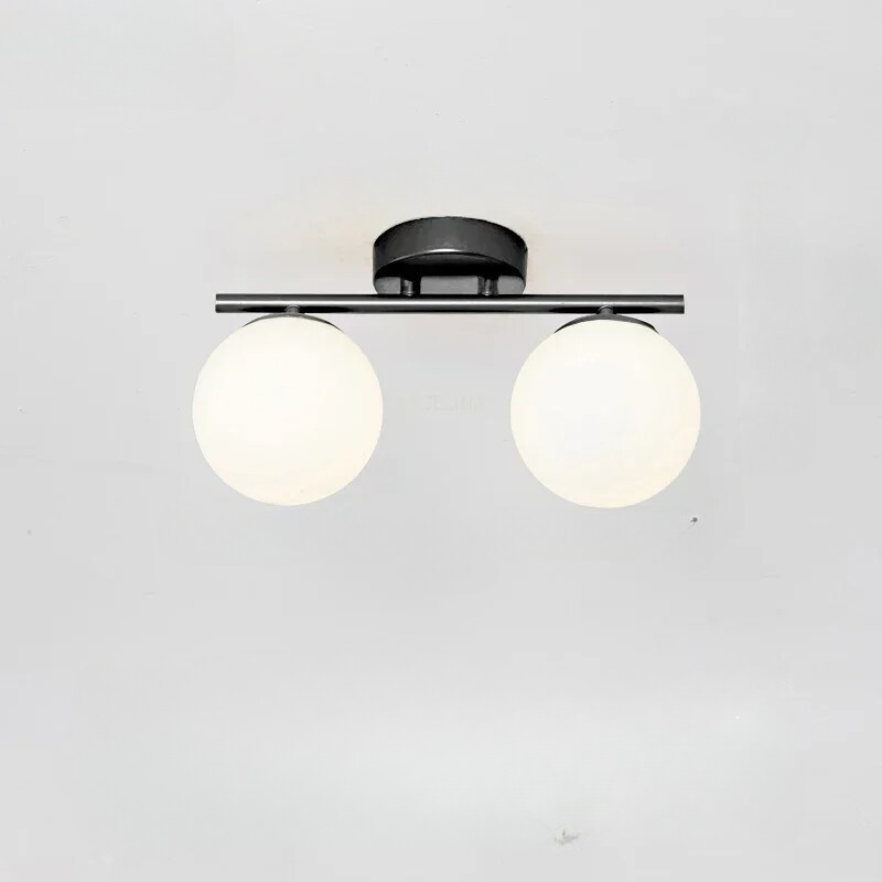 Skanto Skanto | Nordic Style Glass Ceiling Lamp – Elegant White Globe for Any Room
