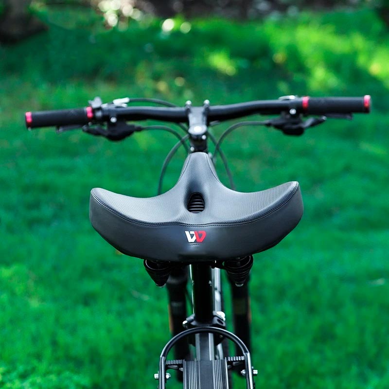 BowLift | RideEase - Extra Wide & Breathable Comfortable Bike Saddle, Ergonomic Bicycle Seat