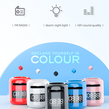 Skanto | Bluetooth Speaker with FM Radio Alarm Clock