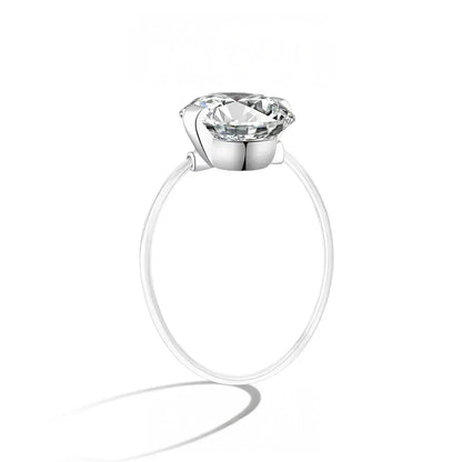 Kalsten | S925 1-2 Carat Moissanite Invisible Band Ring