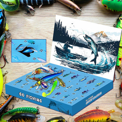 Skanto | 24 Days Christmas Countdown Fishing Rod Set