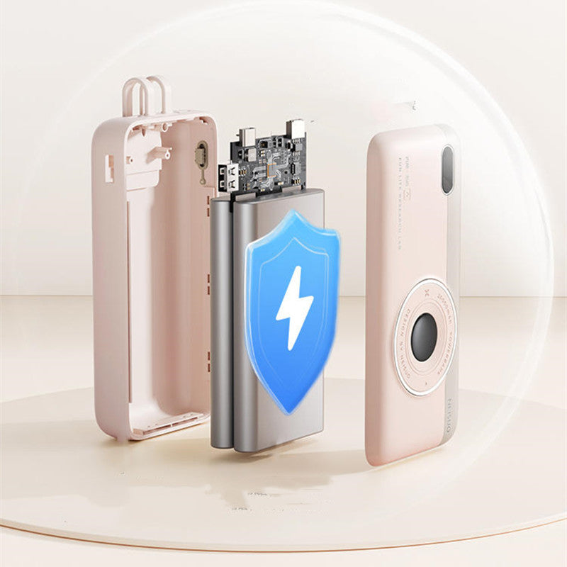 BowLift | 20000mAh Built-In Cable Fast Charging Power Bank